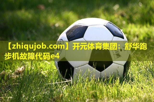 舒华跑步机故障代码e4